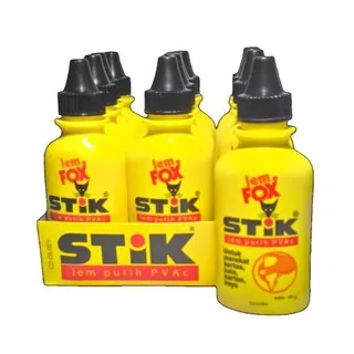 Lem Fox Stik 60 gram / Lem FOX Stik 60 gram / Lem Putih PVAc