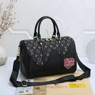 TAS LV Louis Vuitton X NIGO KEEPALL HAND SHOULDER SELEMPANG PREMIUM ++