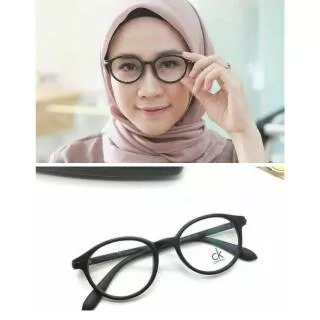 Kacamata minus Frame kacamata ck wanita bulat kecil gaya korea free lensa minus