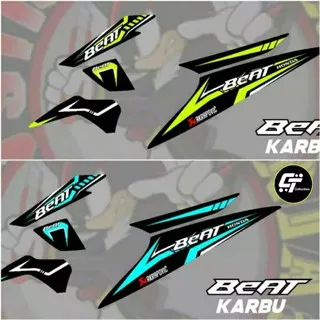 STRIPING MOTOR HONDA BEAT 2008/2009/2010/2011/2012 STICKER LISH VARIASI MOTOR BEAT KARBU