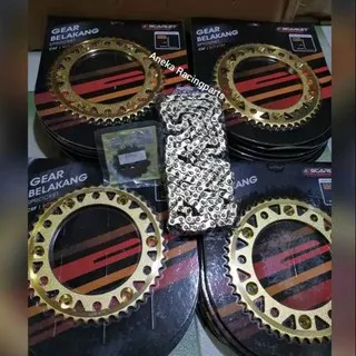 Gir set crf supermoto scarlet racing gold rantai expedition gold 43 samapi 49