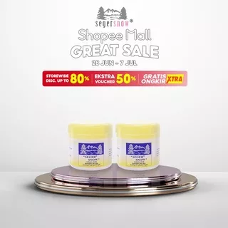 Seger Snow Vanishing Cream Anti Jerawat - 35gr x 2pcs