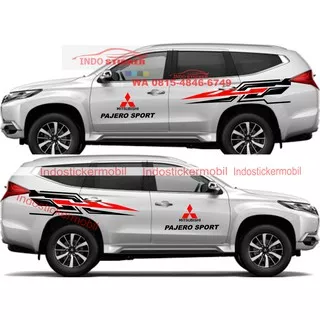 STICKER STIKER MOBIL PAJERO STIKER MOBIL MITSUBISHI PAJERO SPORT SIDE BODY