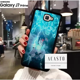 ACASTO Case Samsung J7 Prime motif anime japan art naruto style unik keren 003 custom case pria & wanita semua tipe HP