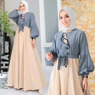 Baju Muslim wanita Pakaian Muslim Wanita Syari Muslim Remaja Gam Terbaru Govinda Maxi / Dress T K5N3