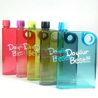 MemoBottle A5 Letter Botol Minum - Memo Bottle Slim Do Your Best 420ml