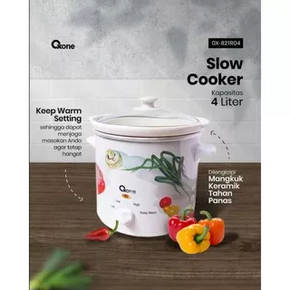 Oxone ox-821R04 slow cooker oxone kapasitas 4 liter ox821R04