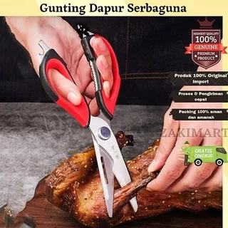 Gunting dapur daging ikan sayur / Gunting serbaguna stainless steel tajam  / Gunting Stainless Steel Multifungsi