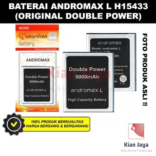 Baterai Hp Smartfren Andromax L H15433 Original Batre Batrai Battery Double Power