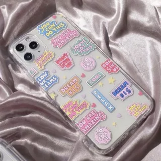 i.case_store TUMBLR CASE IPHONE POP WORDS FOR IPHONE 6 6S 6+ 6S+ 7 8 X XS XR 11 11PRO 11PROMAX CASING IPHONE MURAH