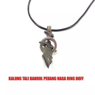 KALUNG PRIA KUJANG KALUNG TALI BANDUL PEDANG NAGA RING DOFF