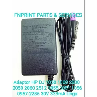 Adaptor Printer HP DeskJet DJ 1000 1050 1051 1055 1056 2000 2060 2050 2512 2514 0957-2286 30V 333mA