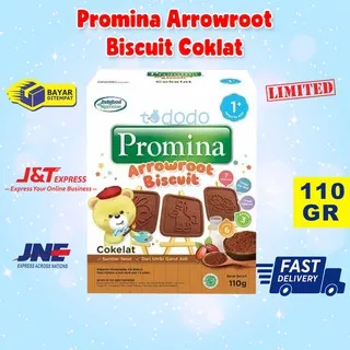 Promina Cookies Arrowroot Coklat - Biskuit Bayi