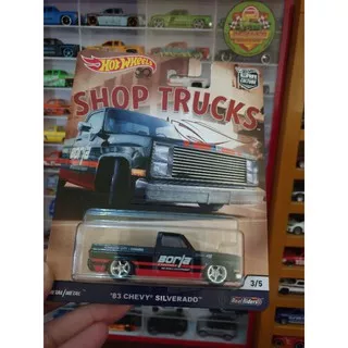 HOT WHEELS 83 CHEVY SILVERADO SHOP TRUCKS