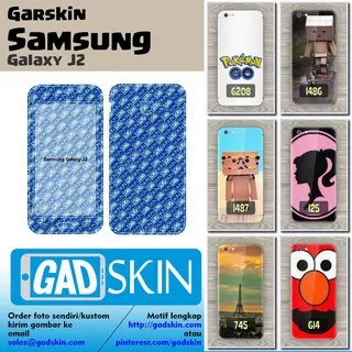 Garskin Samsung Galaxy J2 murah foto bebas