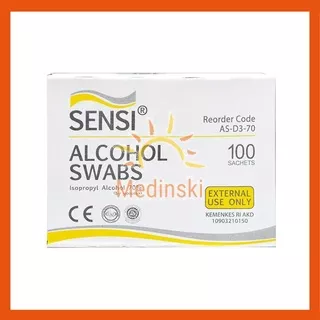 Sensi Alcohol Swab Tisu Alkohol Swabs Pads Tissue Sensi