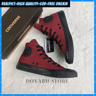 Sepatu Converse All Star CT Chuck Tailor Poxing Black Terupdate Sneakers Kasual Pria Wanita Convers Alstar Merah Maroon Hitam Original 100% Sepatu Santai Couple Cowok Cewek Sneker Allstar Converse Terbaru