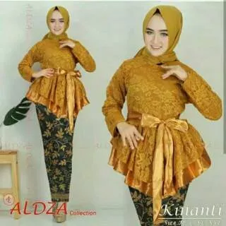 Set kebaya brukat kinanti - setelan batik rok span - baju brokat murah