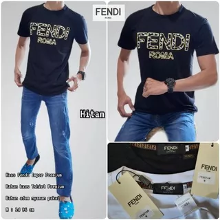 Kaos Pria BREDED kaos unisex kaos Fendi import Premium bahan Koas Tshirt Premium PRODUK IMPOR 100%