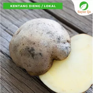 Kentang Dieng Lokal 1 Kg Isi 5-6 Pcs Fresh Potato Grade A - Sayur Ijo Segar Murah Berkualitas