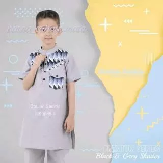 QOULAN SADIDA | Koko anak Premium Black n Grey Shades