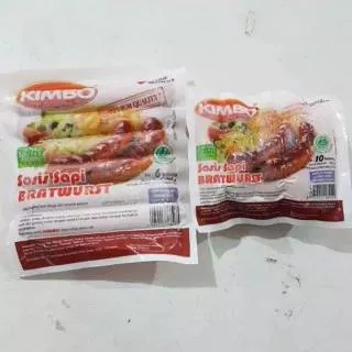 KIMBO sosis sapi original 6s/10s 500gr