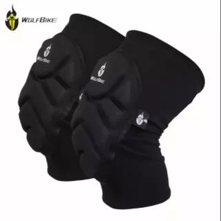 Knee pad protector WOLFBIKE - Knee protector pads - Pelindung lutut spons sepeda volley futsal gowes