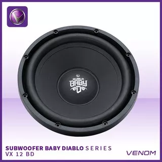 Subwoofer Pasif Venom 12 Inch Baby Diablo VX 12 BD VX12BD Subwoofer Pasif Single Voice Coil Original