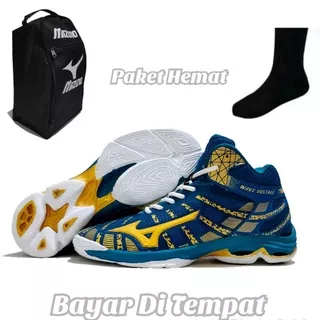 Mizuno Wave Voltage / Sepatu Voli Mizuno Wave Voltage Mid / Sepatu Volly Mizuno Momentum / Mizuno Wlz 3 / Mizuno Wlz 6 / Sepatu Olahraga Pria / Sepatu Mizuno Bonus Tas Dan Kaos Kaki / Mizuno wave Claw.