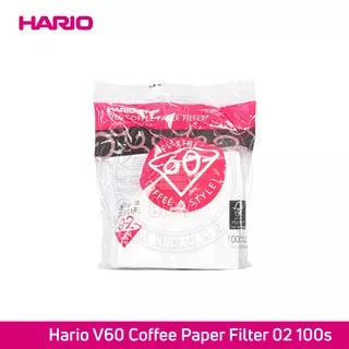 HARIO PAPER FILTER 02 ISI 100 LEMBAR WHITE / HARIO PAPER FILTER 01-100S KERTAS PENYARING KOPI