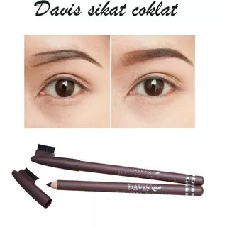 DAVIS PENSIL ALIS / EYEBROW DAVIS SIKAT COKLAT PENSIL