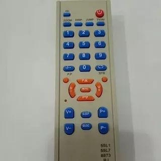 Remote Remot Rimot TV Televisi Tabung Rakitan China Cina 55L1 8873