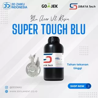 Original Siraya Tech Super Tough Blu and Blu Clear V2 Resin 3D Printer