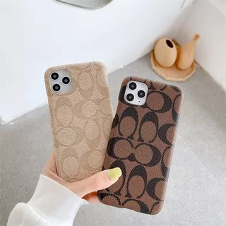 Vintage Business Textured Leather Phone Case for IPhone 12 11 Pro Max XS Max XR X 8 7 Plus Protective Case Ready Stock
