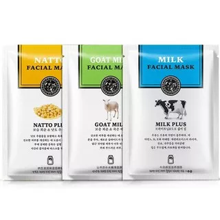 ROREC GOAT MILK PLUS NATTO FACIAL MASK MASKER SUSU