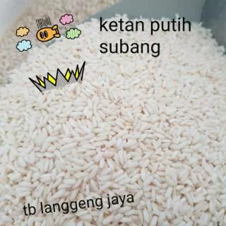 KETAN PUTIH SUBANG KETAN THAILAND 1KG - repack