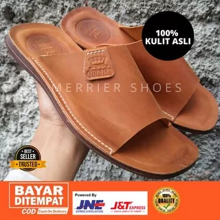 COD/BAYAR DITEMPAT Sandal Terlaris! Sandal indian pria bahan kulit sapi asli terbaik Indie