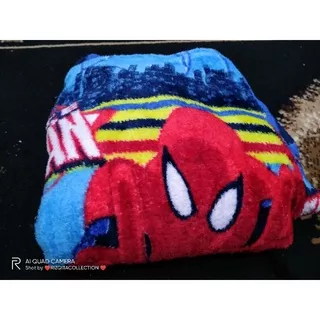 SELIMUT BULU KARAKTER/SELIMUT ANAK/SELIMUT SPIDERMAN/SELIMUT PRINCESS