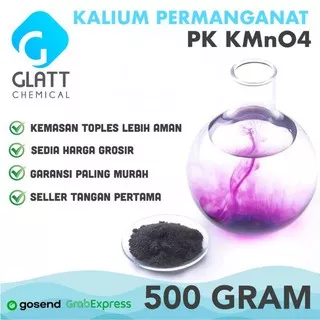 500 Gram PK Kalium Permanganat - Oksidator Greensand - Obat ikan Hias KMNo4 - Permanganas Kalikus