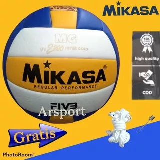 BOLLA VOLLY MIKASA SUPERGOLD MV2200 MODE JAHIT MESIN BOLA VOLI ASLI BOLA VOLY MPUK