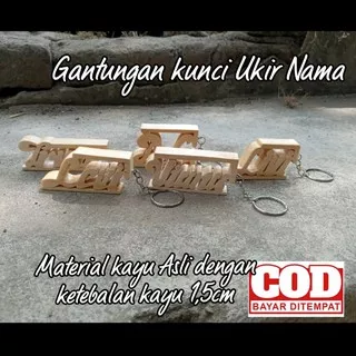 GANTUNGAN KUNCI KAYU