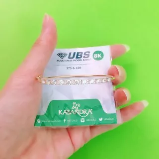 GELANG BANGLE UBS LINE MATA PUTIH BESAR KECIL 8 K 375