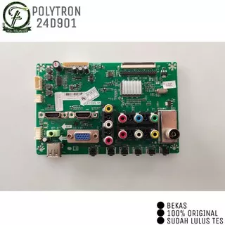 MB MAINBOARD MOTHERBOARD TV LED POLYTRON PLD 24D901 PLD24D901