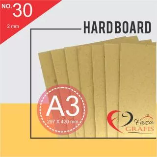 Karton hardboard - karton board - kertas karton tebal - hard karton A3 no.30