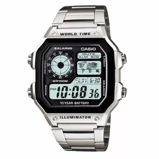 Jam Casio Original AE1200WHD1AVDF AE-1200WHD-1AVDF 1AV 1A 1 AE1200WHD Original