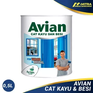 CAT KAYU DAN BESI AVIAN 0,5 LITER / CAT MINYAK / CAT KAYU / CAT BESI