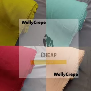 WOLLY CREPE // KAIN WOLLY CREPE PREMIUM [TERMURAH]