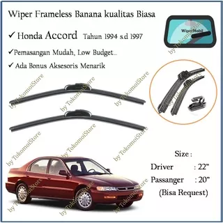 Wiper Frameless Kaca Mobil Honda Accord Cielo 1994 1995 1996 1997 1998