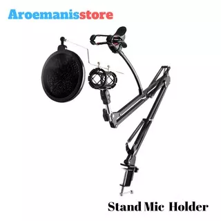 Stand Mic Condenser Holder 360 Lazypod Clamp Professional