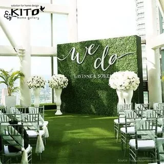 KITO NEW ARRIVAL grass wall/Rumput Dinding Sintetis Hiasan Dekorasi Pelaminan,Kantor,Cafe 2683-2689